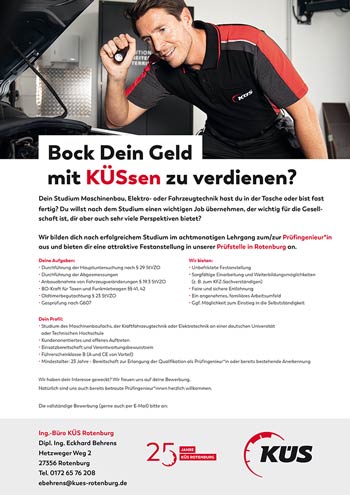 Stellenanzeige